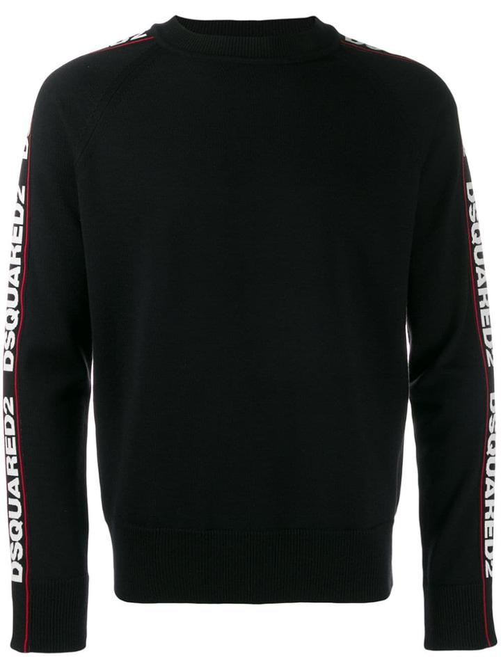 Dsquared2 Side Logo Band Jumper - Black