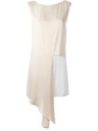 Vionnet Sleeveless Tunic Dress, Women's, Size: 40, Nude/neutrals, Silk/spandex/elastane