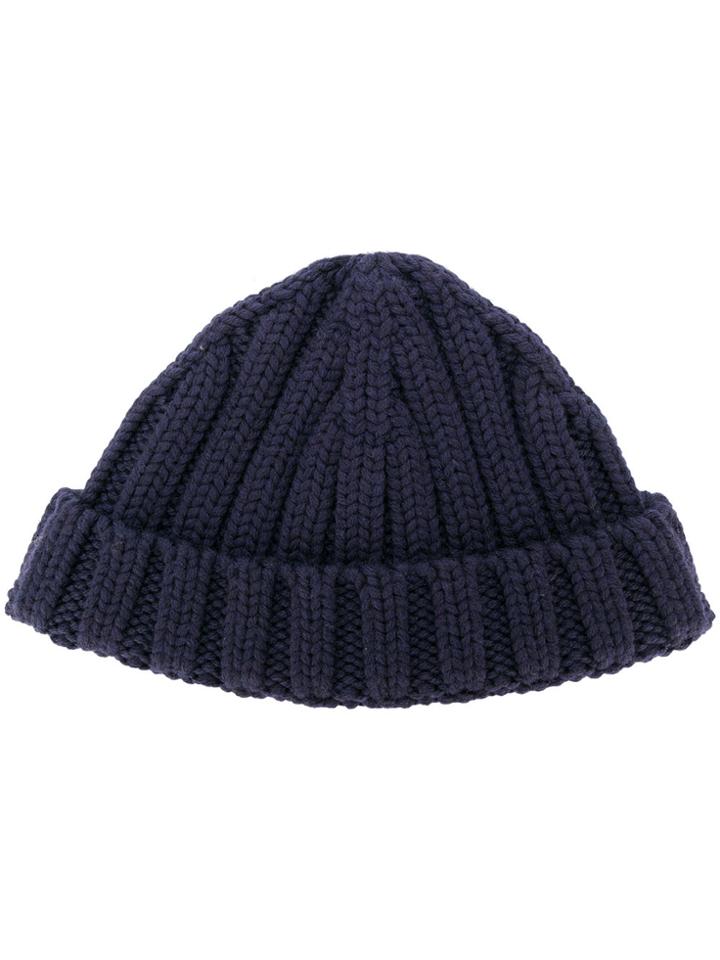 Dsquared2 Chunky Knit Beanie - Blue