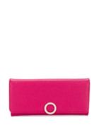 Bulgari Continental Logo Wallet - Pink