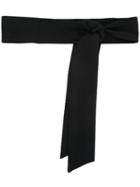 Cecilie Copenhagen - Keffiyeh Printed Belt - Women - Cotton - One Size, Black, Cotton
