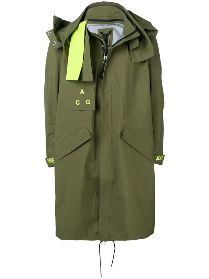 Nike Water-resistant Acg Coat - Green