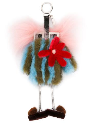 Fendi Witches Bag Charm - Pink & Purple