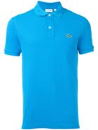 Lacoste Logo Patch Polo Shirt, Men's, Size: 4, Blue, Cotton