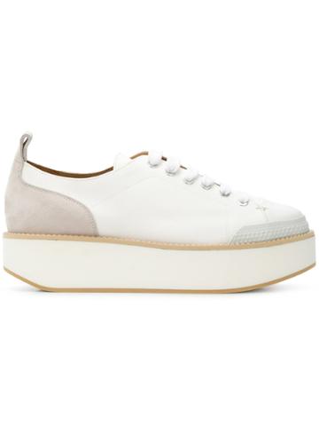Flamingos Platform Sneakers - White