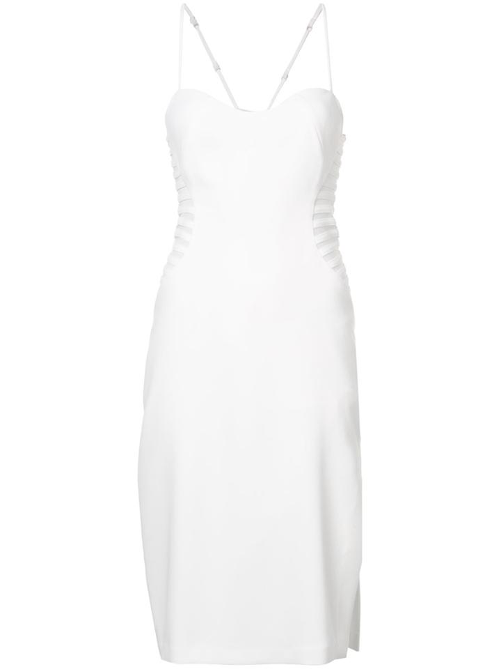 Halston Heritage Fitted Dress - White