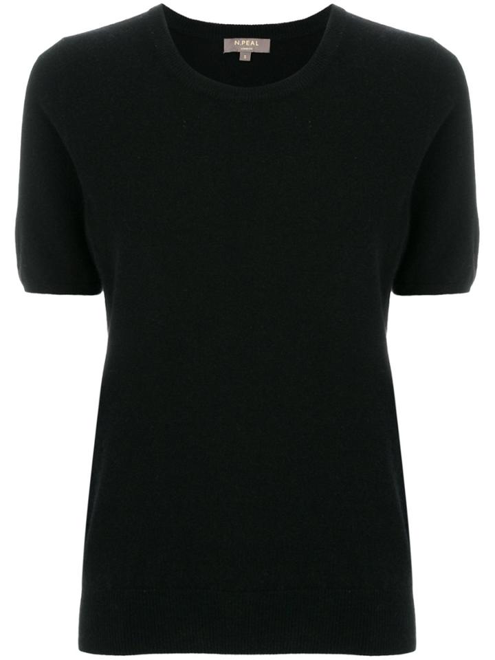 N.peal Round Neck T-shirt - Black