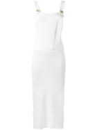 Each X Other - Ribbed Knit Midi Dress - Women - Cotton/spandex/elastane - Xs, White, Cotton/spandex/elastane
