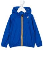 K Way Kids Hooded Rain Jacket, Toddler Boy's, Size: 36 Mth, Blue