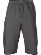 Société Anonyme 'bonsergent' Unisex Shorts, Size: Small, Grey, Linen/flax/polyester/spandex/elastane