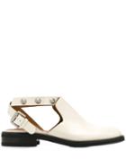 See By Chloé Studded Roller Buckle Mules - White