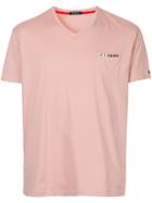 Loveless Stud Pocket T-shirt - Pink & Purple