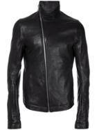 Rick Owens - Mollino Biker Jacket - Men - Cotton/cupro/ram Leather - 48, Black, Cotton/cupro/ram Leather