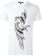Roberto Cavalli 'pegasus' T-shirt, Men's, Size: Xl, White, Cotton