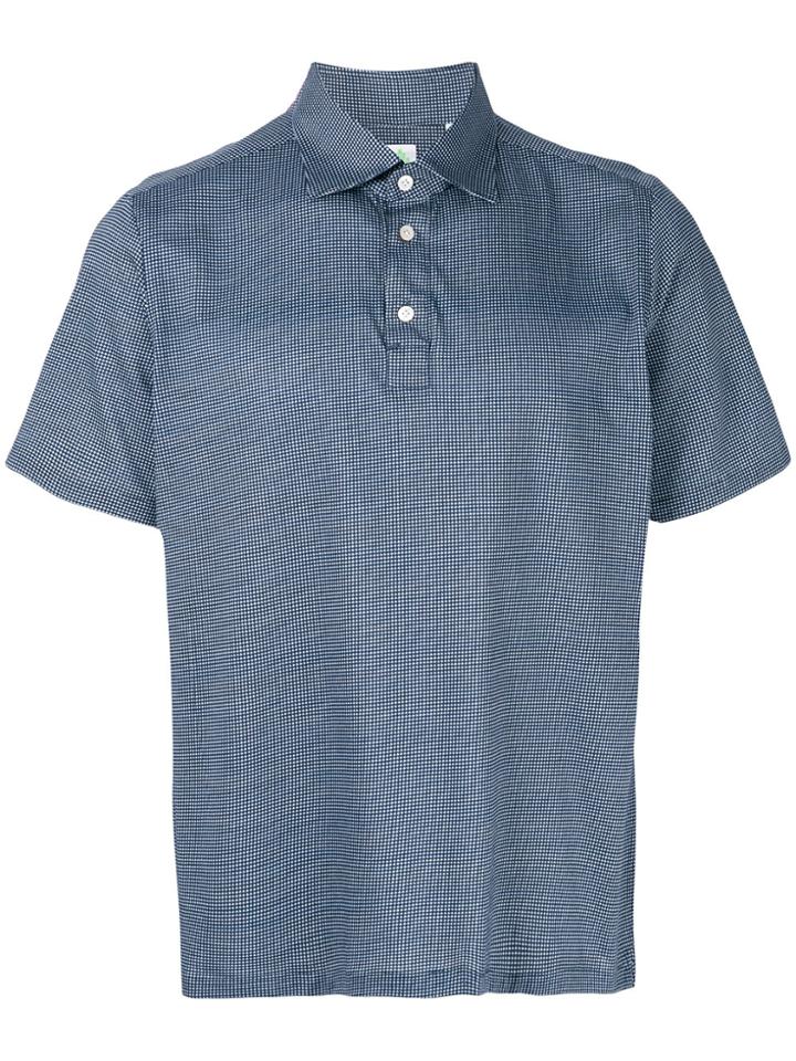 Finamore 1925 Napoli Orlando Polo Shirt - Blue