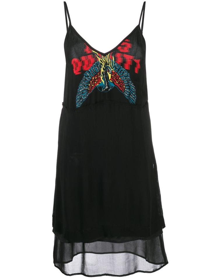Diesel Double-layer Slip Dress - Black
