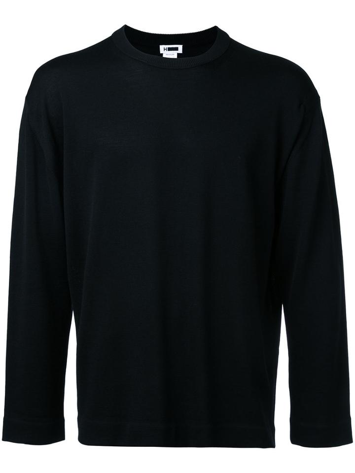 H Beauty & Youth - Crewneck Sweater - Men - Wool - M, Black, Wool