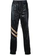 God's Masterful Children Astro Faux-leather Trousers - Black