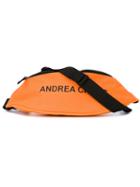 Andrea Crews Logo Print Bum Bag