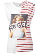 Semicouture - Angel Tank Top - Women - Cotton - M, White, Cotton