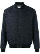 Saint Laurent - Camouflage Pattern Bomber Jacket - Men - Cotton/polyamide - 44, Blue, Cotton/polyamide