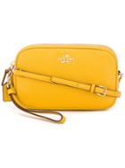 Coach Logo Plaque Crossbody Bag - Yellow & Orange