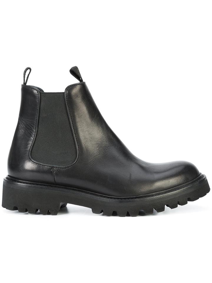 Paul Andrew Foggia Boots - Black
