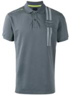 Hackett - Logo Print Polo Shirt - Men - Cotton/polyester/spandex/elastane - L, Grey, Cotton/polyester/spandex/elastane