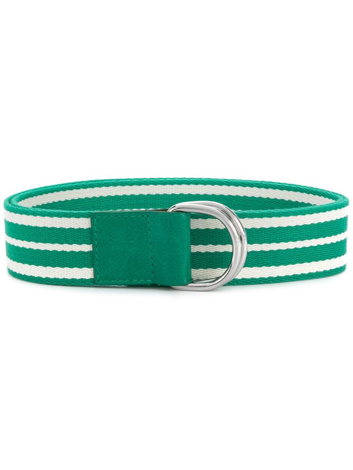 Red Valentino Striped Belt - Green