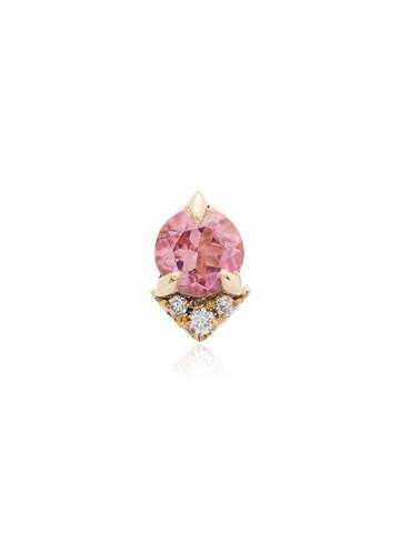 Lizzie Mandler Fine Jewelry Spike Stud Pink Morganite And Diamond 18k