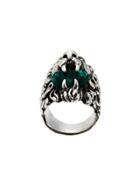 Gucci Swarovski Crystal Lion Ring - Metallic
