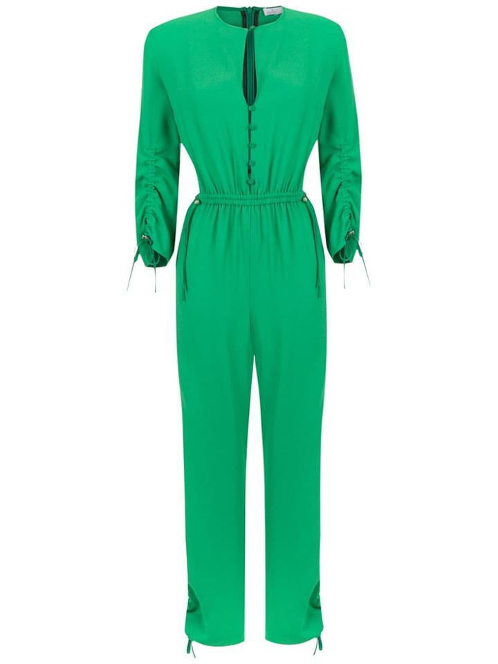 Nk Long Sleeved Jumpsuit - Green