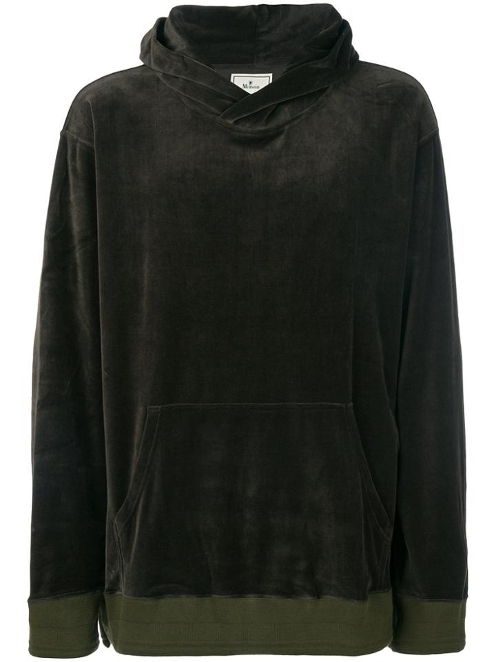 Maison Mihara Yasuhiro Textured Oversized Hoodie - Green