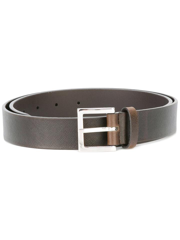 Orciani Classic Belt, Men's, Size: 85, Brown, Leather