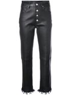 Amiri Fitted Biker Trousers - Black