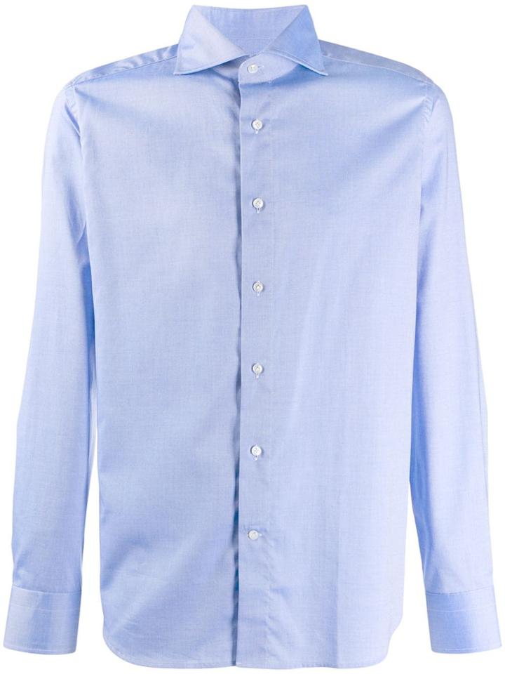 Tagliatore Slim-fit Shirt - Blue