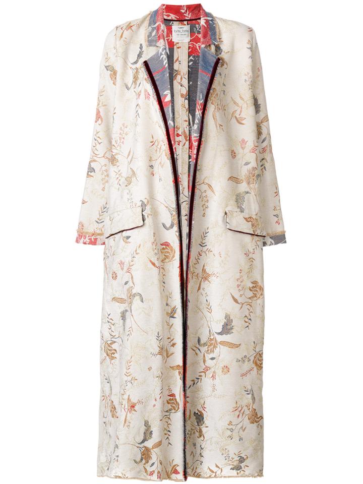 Forte Forte Oversize Floral Coat - Multicolour
