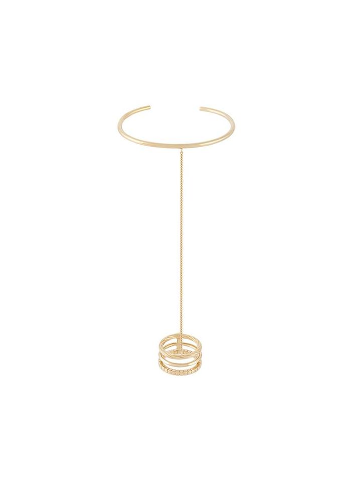 Saint Laurent Bracelet Chain Ring