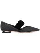 Nicholas Kirkwood Courtney Flat Ballerinas - Black