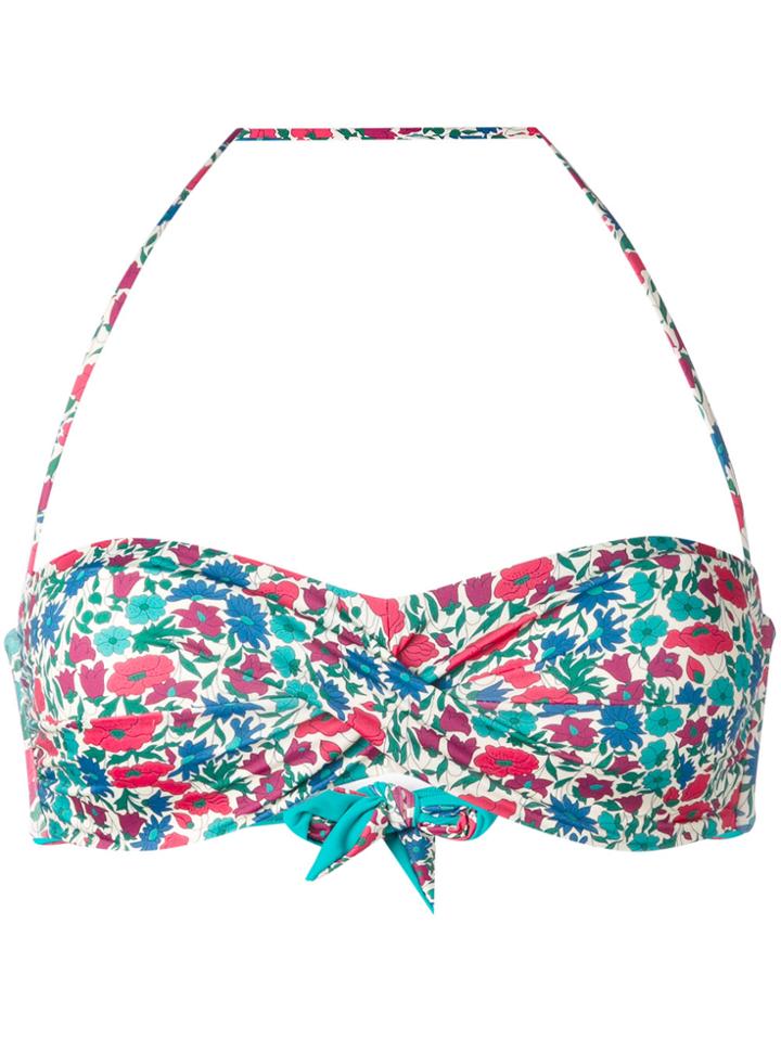 Mc2 Saint Barth Poppy Bikini Top - Blue