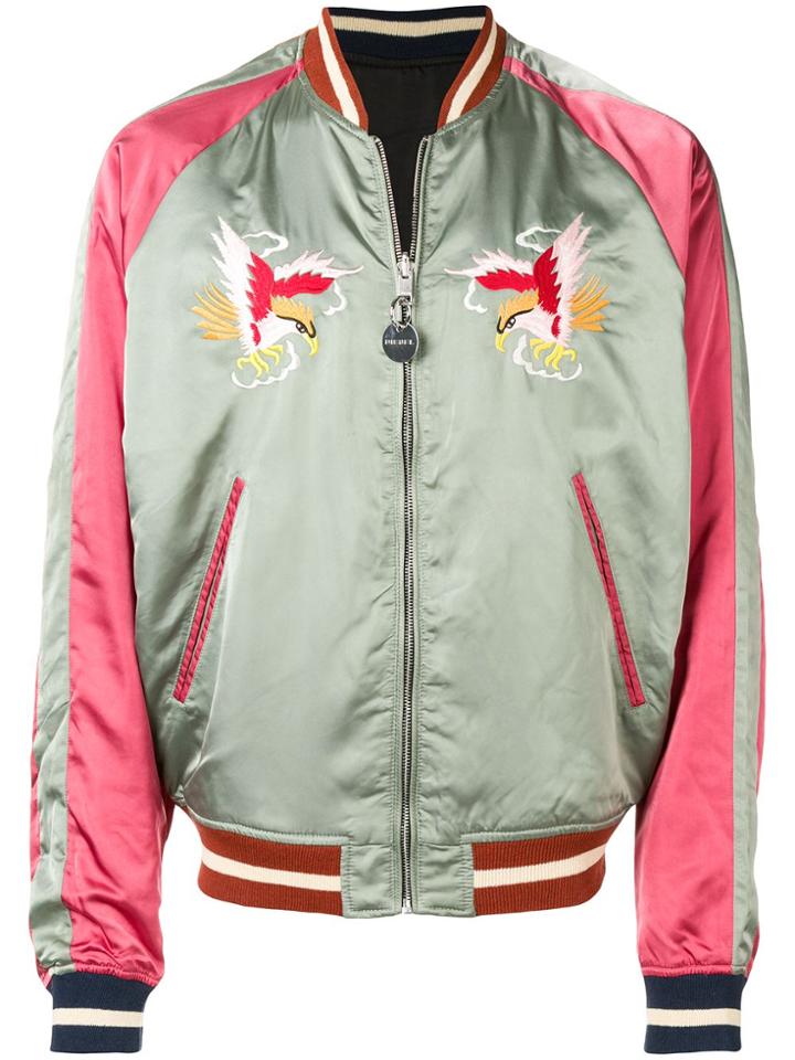 Diesel J-crust Bomber Jacket - Green