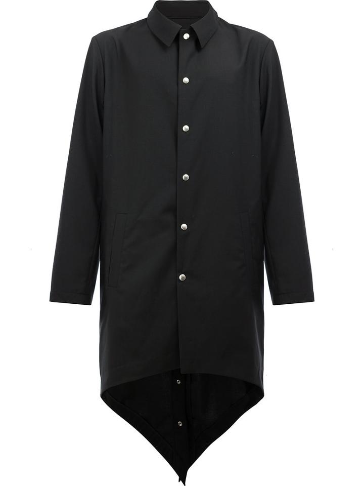 Moohong Metallic Embellished Coat, Men's, Size: 50, Black, Wool