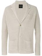 Roberto Collina Fitted Knitted Blazer - Nude & Neutrals