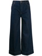 Victoria Victoria Beckham Mid Rise Flared Jeans - Blue