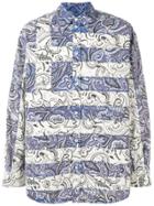 Y / Project Paisley Print Shirt - Blue