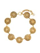 Chanel Vintage Circle Charms Necklace - Gold
