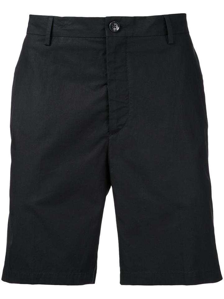 Kent & Curwen Chino Shorts, Men's, Size: 52, Black, Cotton/spandex/elastane