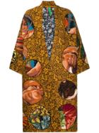 Rianna + Nina Carnaval Silk Coat - Brown