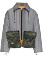 A-cold-wall* Two Pocket Cropped Down Coat - Grey