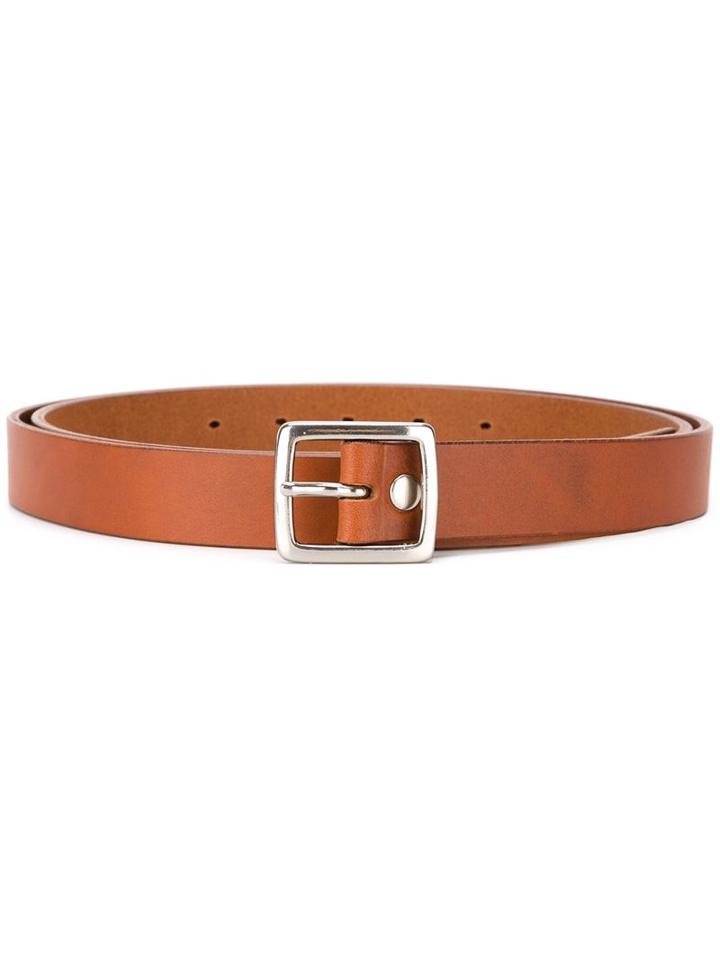 Yohji Yamamoto Embossed Signature Belt